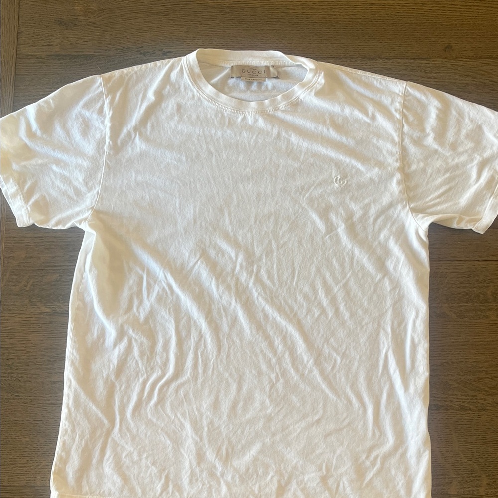 Gucci Classic White Short Sleeve Uniform Tee